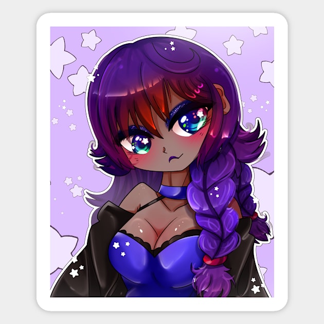 girl oc Sticker by rocioam7